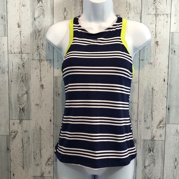 Jag Racerback Stripe Tank Top Small - Picture 1 of 8